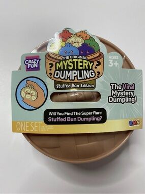 Viral Crazy Fun Original Mystery Dumpling Stuffed Bun Edition New Sealed Squishy